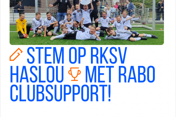 Stem op ons bij Rabobank Clubsupport!